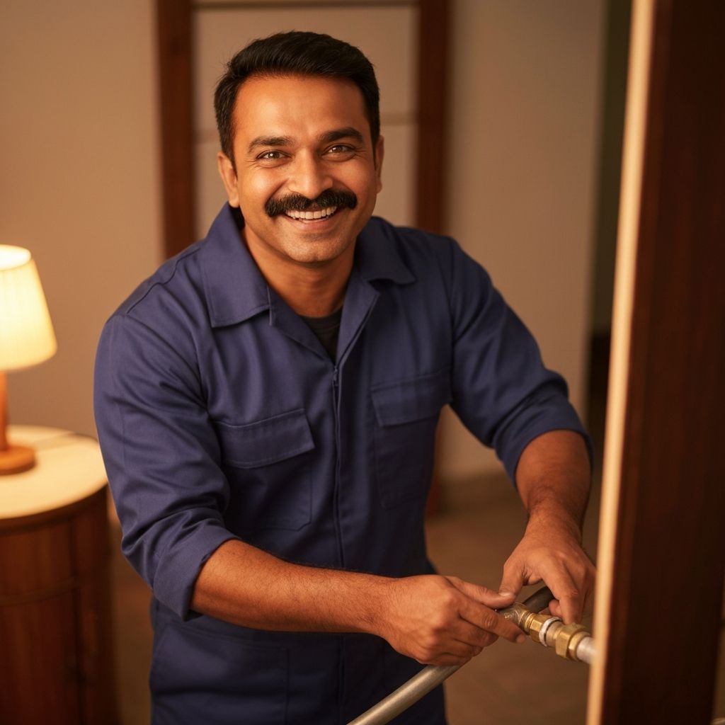 Professional A2Z West Plumber technician at work in Mumbai