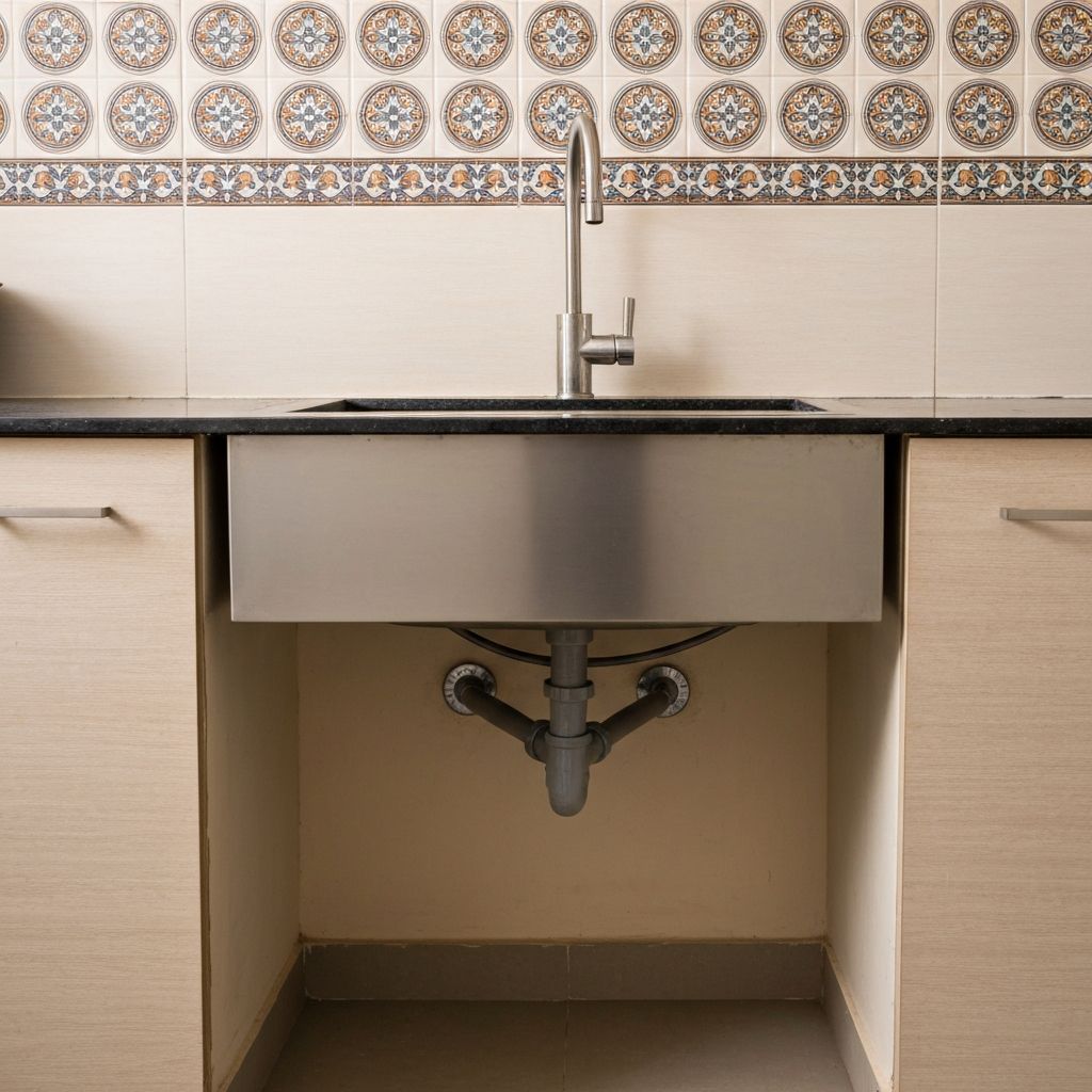 Kitchen sink plumbing repair done by A2Z West Plumber